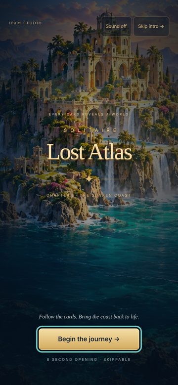 The opening film: Solitaire, Lost Atlas