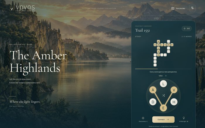 The Amber Highlands on a wide screen